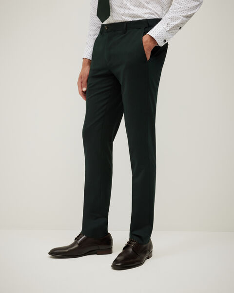 Textured Tailored Pant, Dark Khaki, hi-res